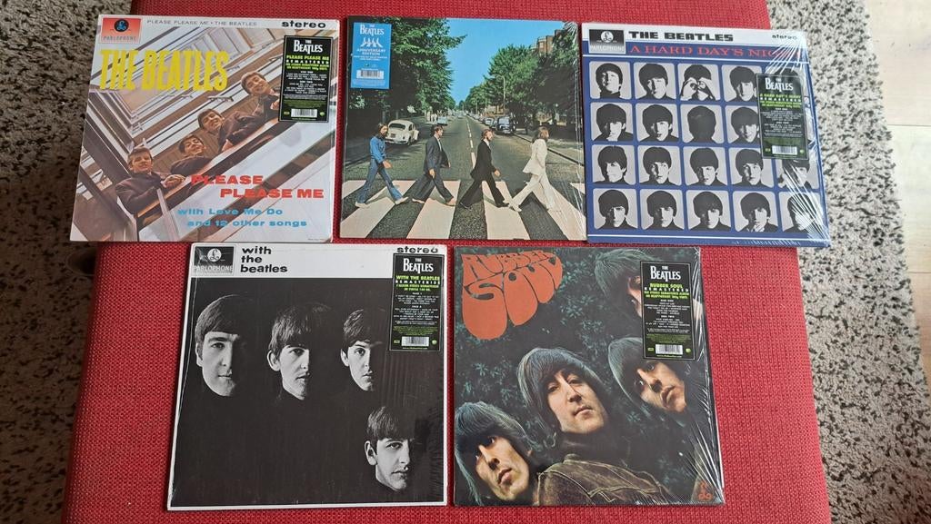 Beatles 5 albums zgan stereo remasters uit 2012 en 2019, Ophalen of Verzenden, Zo goed als nieuw, Overige formaten