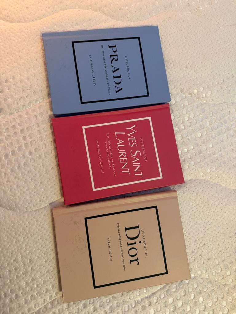 Decoratieboeken YSL/Dior/Prada van Kosmos, Ophalen of Verzenden, Zo goed als nieuw, Catalogus