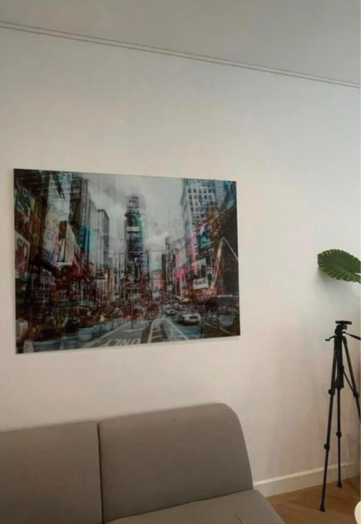 Glasschildering KARE design - Times Square, Ophalen of Verzenden
