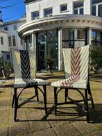 Rieten stapelstoelen 29 stuks, Ophalen, Kunststof, Gebruikt, Meer dan 8 zitplaatsen