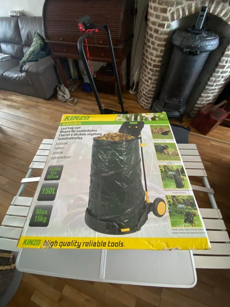 Kinzo tuinafvaltrolley, Ophalen, Nieuw