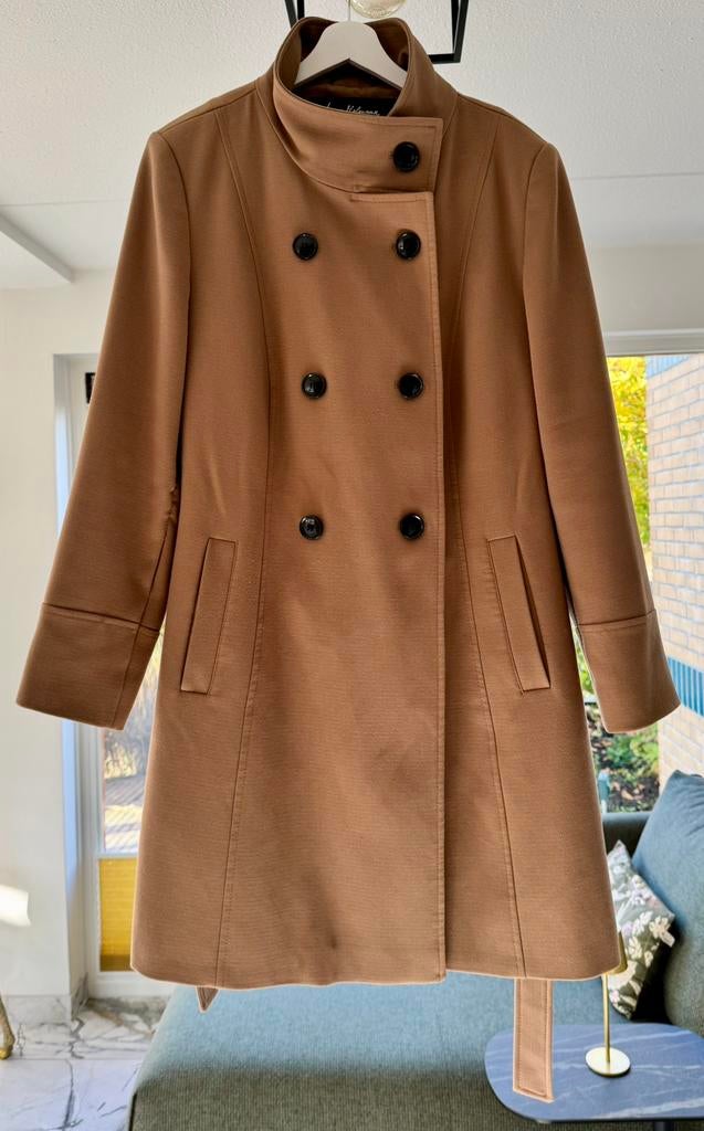 Prachtige jas van Frans Molenaar, Kleding | Dames, Ophalen of Verzenden, Zo goed als nieuw, Maat 46/48 (XL) of groter, Bruin
