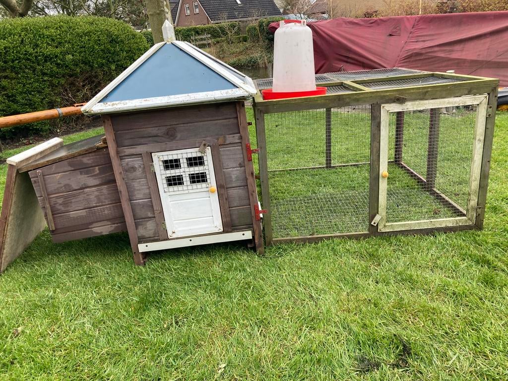 Kippenhok, geschikt voor max.4 kippen, Ophalen, Kippenhok of Kippenren