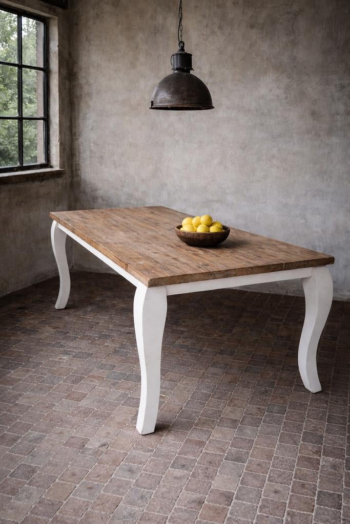 Queen Ann eetkamertafel, Gebruikt, 200 cm of meer, Rechthoekig, 50 tot 100 cm