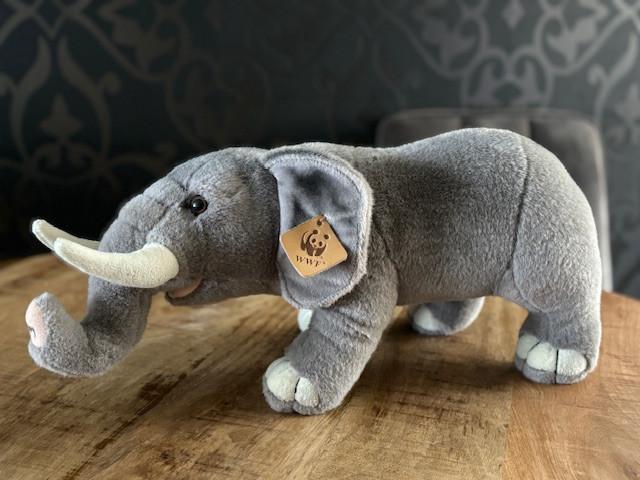 WWF olifant  knuffel 45 cm, Ophalen of Verzenden, Zo goed als nieuw, Olifant
