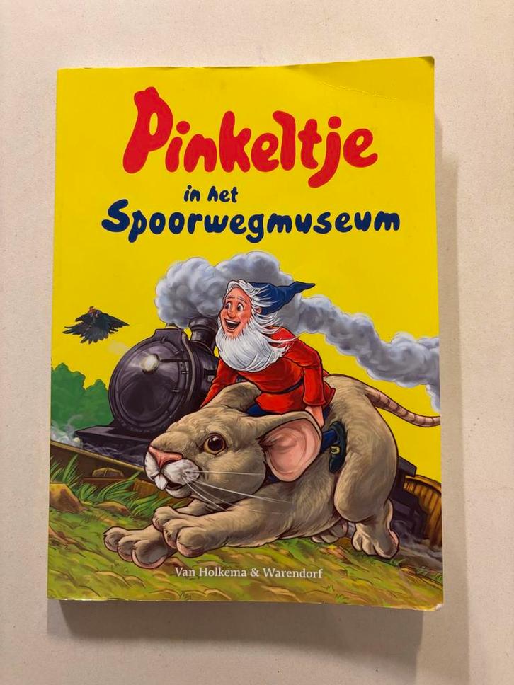 Pinkeltje in het Spoorwegmuseum boek naar idee Dick Laan!, Boeken, Kinderboeken | Jeugd | onder 10 jaar, Gelezen, Fictie algemeen