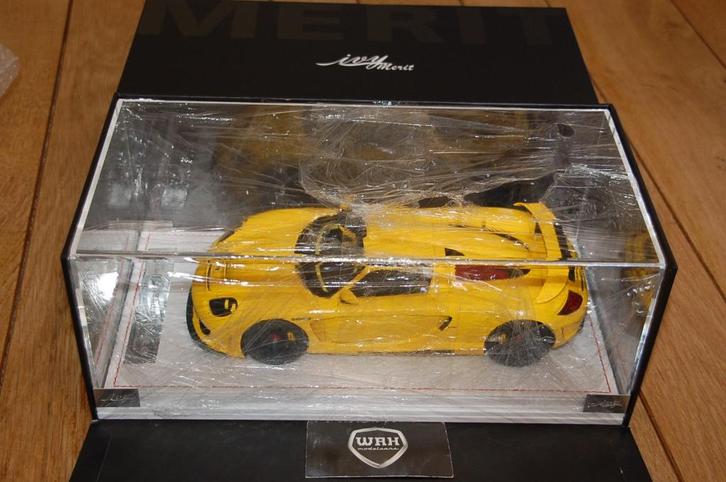 1:18 PORSCHE CARRERA GT GEMBALLA yellow IVY ltd39 WRH, Hobby en Vrije tijd, Modelauto's | 1:18, Zo goed als nieuw, Auto, Overige merken