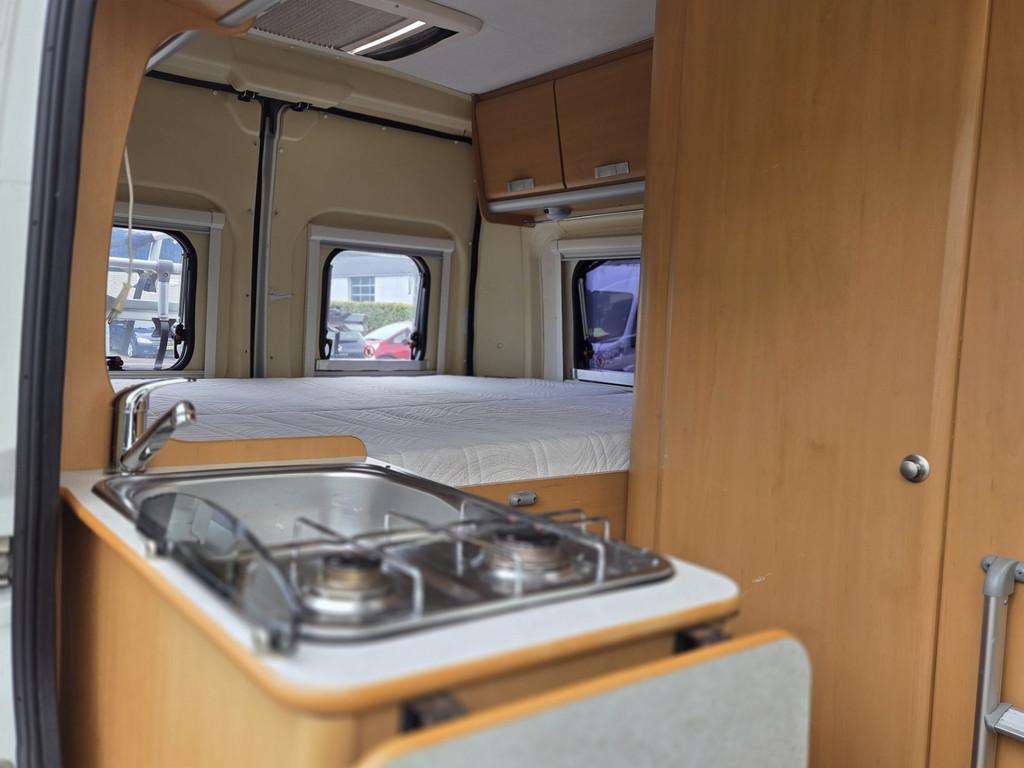 Karmann-Mobil 5,40 vastbed tiny house off grid distributie n, Caravans en Kamperen, Campers, Buscamper of Camperbus, Ringverwarming
