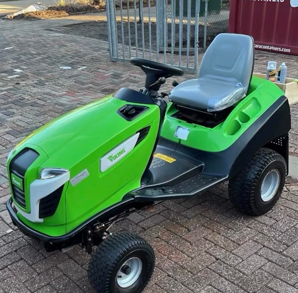 Viking zitmaaier - gebruikt, Tuin en Terras, Grasmaaiers, Ophalen, Cirkelmaaier, Elektrische starter, Minder dan 30 cm