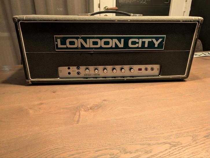 London City Versterker met Marshall Speaker Set, Muziek en Instrumenten, Versterkers | Bas en Gitaar, Gebruikt, Gitaar, 50 tot 100 watt