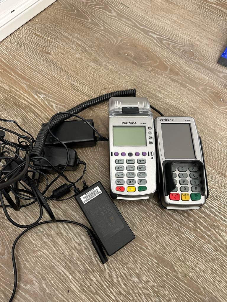 Verifone VX 520 en VX 820 betaalterminals, Ophalen of Verzenden