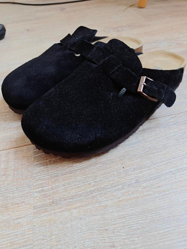 Birkenstock Boston - Maat 43, maar vallen meer als 42., Kleding | Heren, Schoenen, Ophalen, Klompen, Zwart, Zo goed als nieuw
