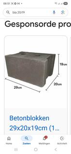 Bia blokken 29x20x19cm, Doe-het-zelf en Verbouw, Metselstenen, Ophalen of Verzenden