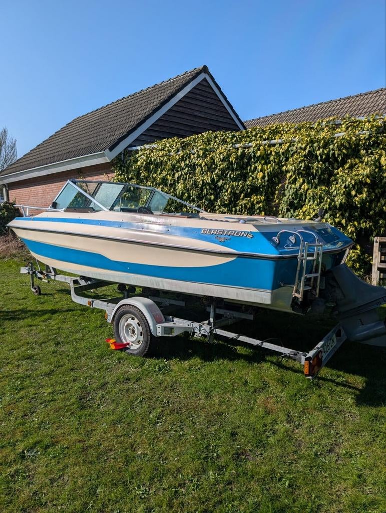 Glastron ssv-173 incl trailer!, Watersport en Boten, Speedboten, Ophalen, Gebruikt, Binnenboordmotor, 120 tot 200 pk