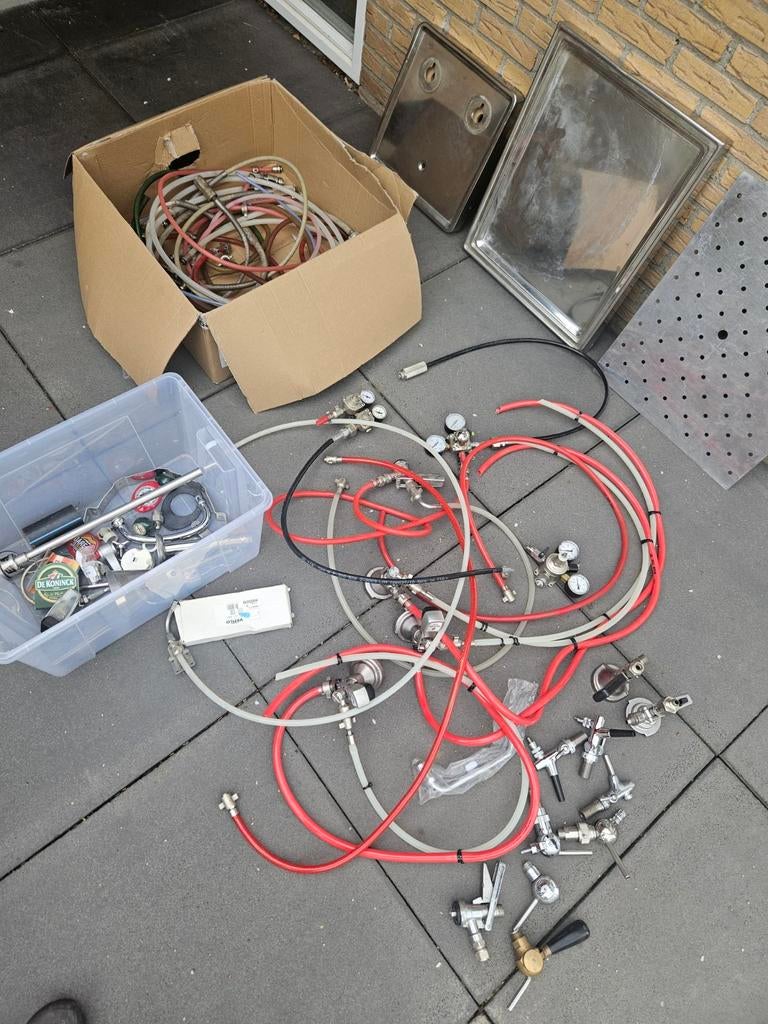 Partij biertap onderdelen, Ophalen of Verzenden, Gebruikt, Overige merken