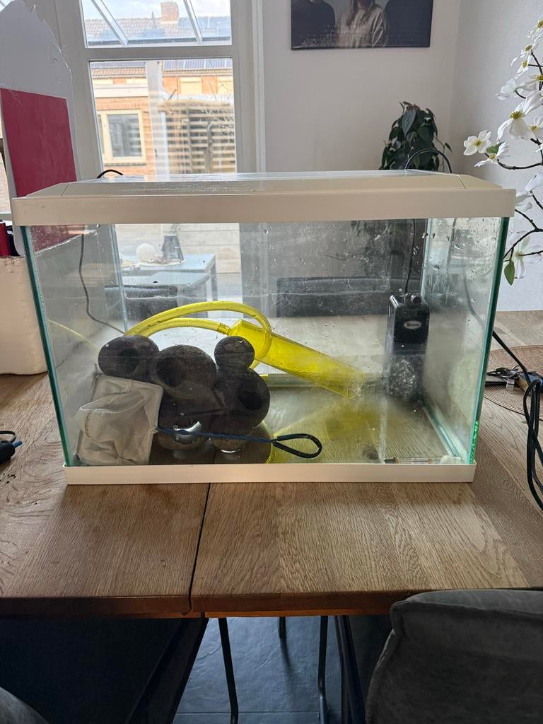 Aquarium superfish 60L LED, Ophalen, Gebruikt, Leeg aquarium