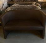 Tweezits  kunstleren bankje, Ophalen, ., 150 tot 200 cm, Tweepersoons