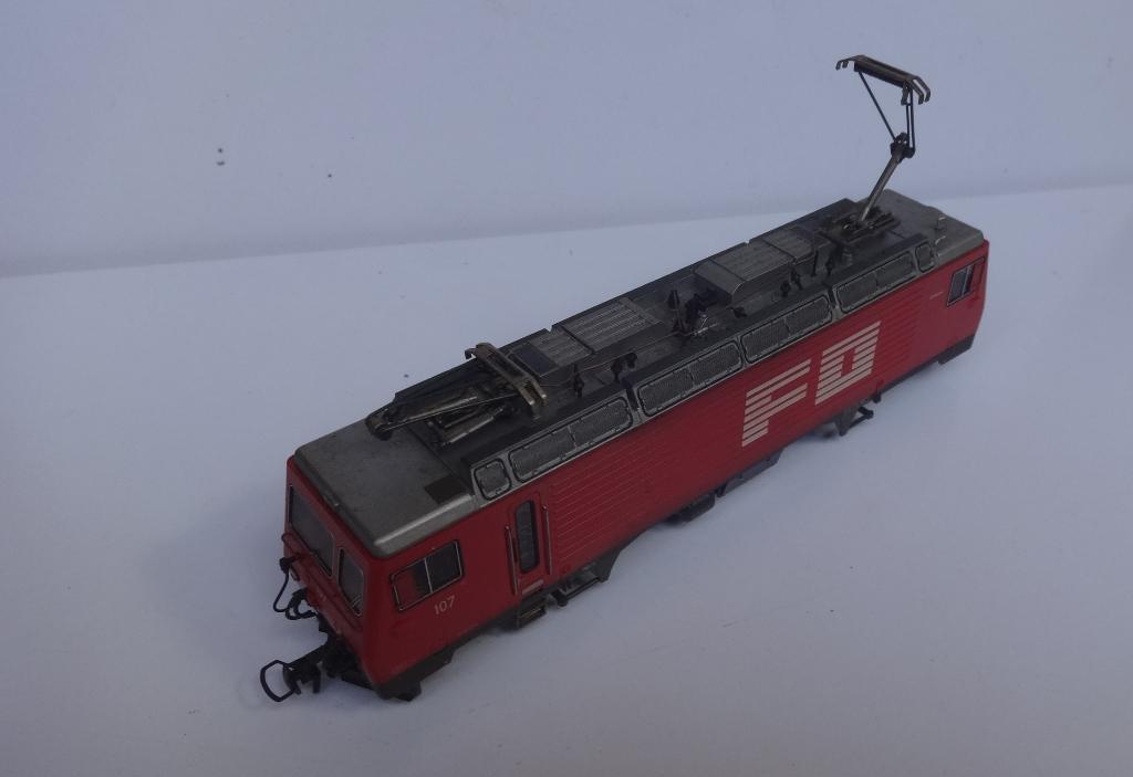 Bemo FO Tandradlocomotief, Hobby en Vrije tijd, Overige merken, Ophalen of Verzenden, Zo goed als nieuw, Analoog