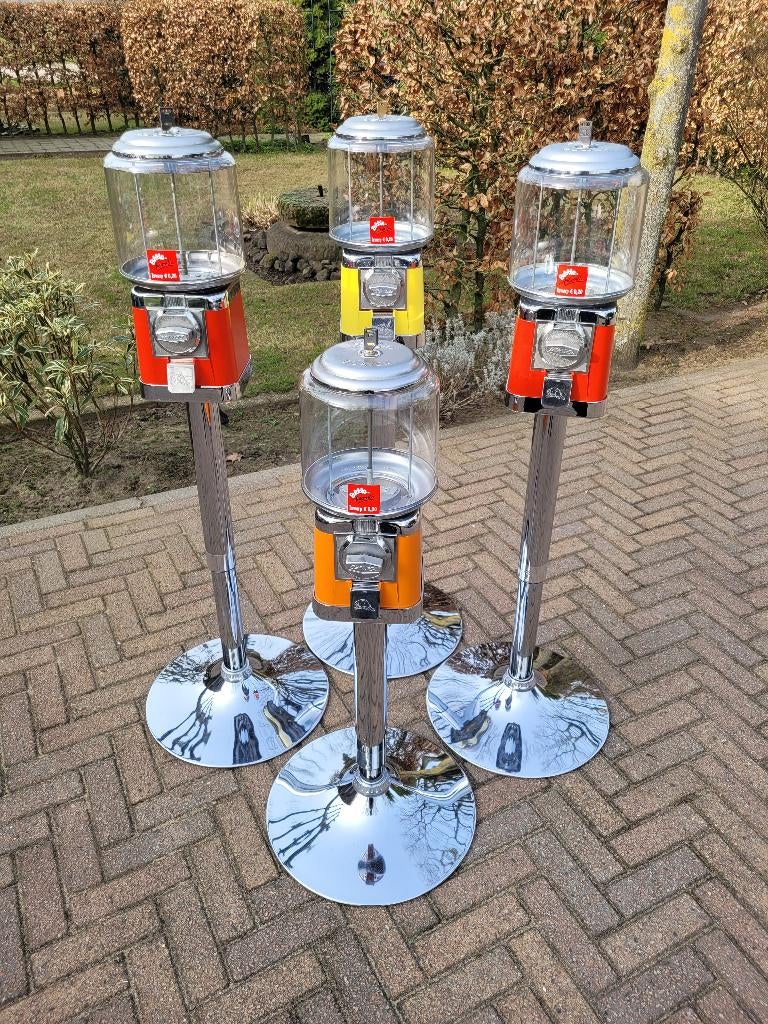 BEAVER pinda kauwgomballen automaten op poot fifties sixties, Ophalen