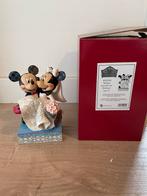 Disney Traditions Jim Shore Mickey Minnie Bruidspaar Beeldje, Verzamelen, Ophalen of Verzenden, Mickey Mouse, Zo goed als nieuw