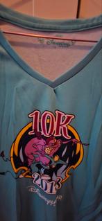 RunDisney Disneyland Parijs 10K Schurken 2018 Hardloopshirt, Maat 38/40 (M), Disney, Blauw, Ophalen of Verzenden