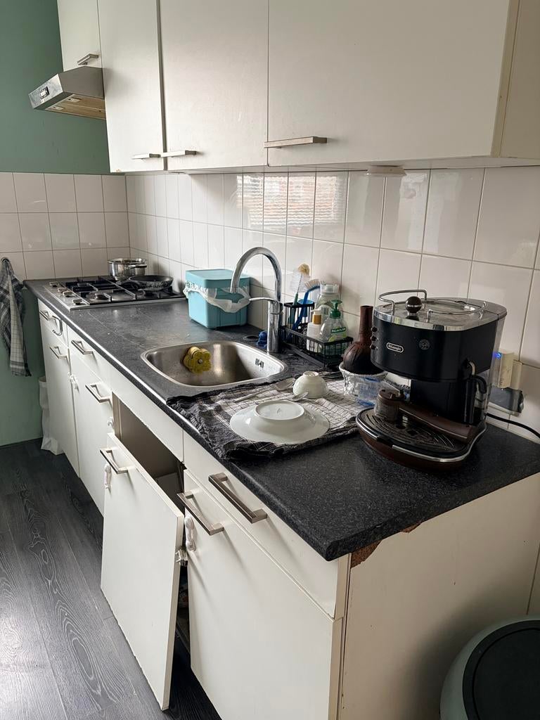 Gebruikte keuken, Ophalen, Gebruikt, Wit, Enkelwandige keuken