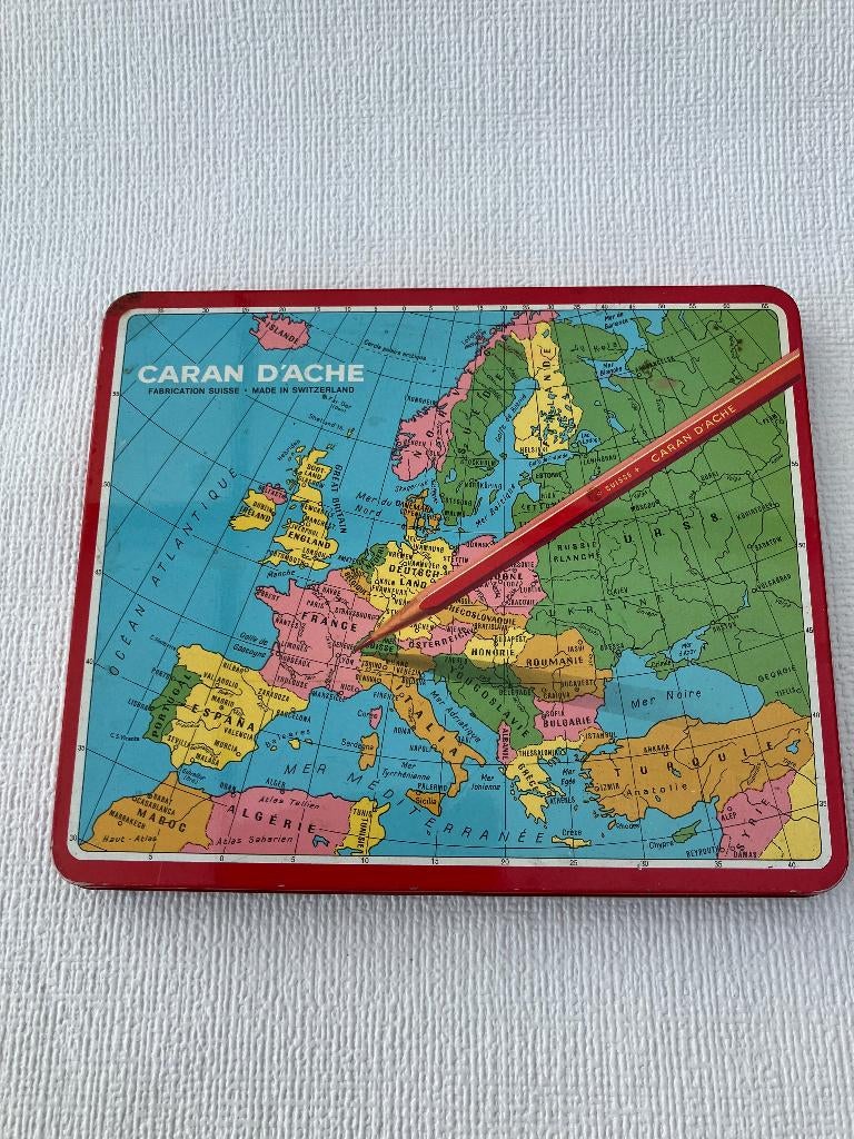 Leeg kleurpotlodenblik Caran D'ache, Ophalen of Verzenden, Zo goed als nieuw, Overige typen