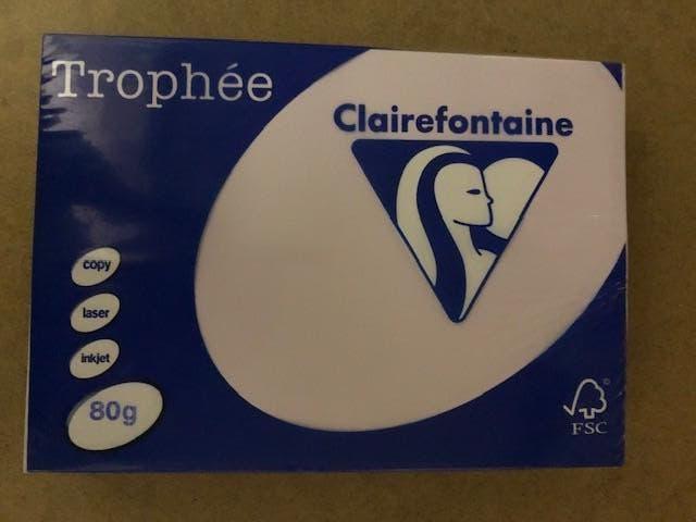 Clairefontaine Trophée Gekleurd Papier A4 80 g/m² Lila, Diversen, Ophalen of Verzenden, Nieuw
