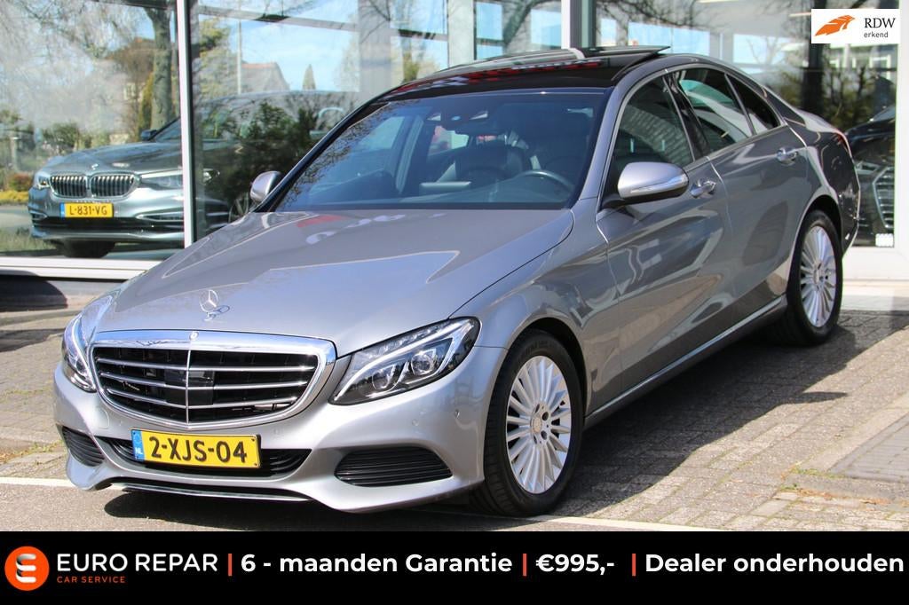 Mercedes-Benz C-klasse 200 Ambition PANO-DAK LUCHTVER. BURMS, Euro 6, 4 cilinders, 19 km/l, 184 pk