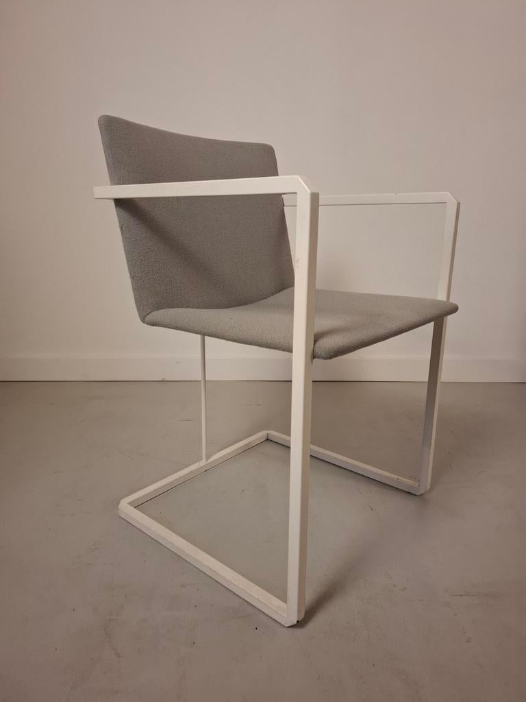 6 x vintage design stoelen Pierre Mazairac dutch design, Ophalen, Gebruikt, Wit