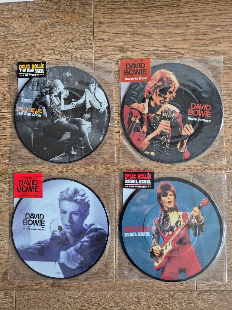 David Bowie: 17 Picture Disc (PD) 7 inch singles collectie !, Ophalen, 7 inch, Single, Pop