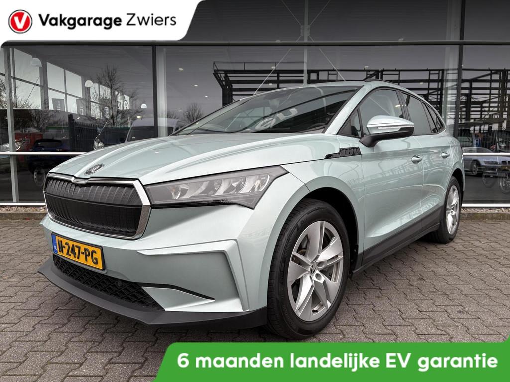Skoda Enyaq iV 60 SOH93.1%/PDC/Carplay/Trekhaak/Cruise, Auto's, Skoda, Automaat, 397 km, Achterwielaandrijving, Gebruikt