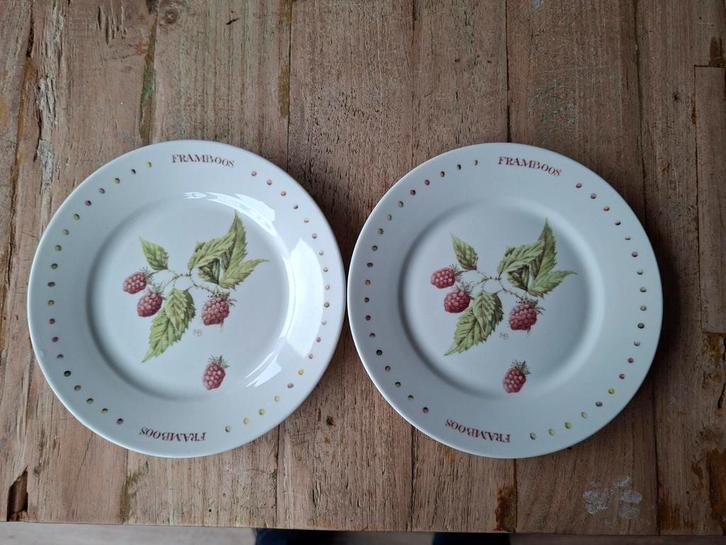 2x Marjolein Bastin Wildflowers Gebaksbordjes – Nieuw, Huis en Inrichting, Keuken | Servies, Gebruikt, Bord(en), Overige stijlen