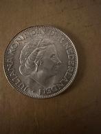 Nederlandse zilveren 2 1/2 gulden uit 1959, Ophalen, Koningin Juliana, Zilver, Losse munt