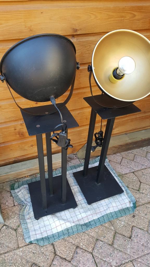 Vintage lampen, Ophalen, Zo goed als nieuw, Minder dan 100 cm