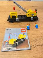 Lego 12v trein kraanwagon 7814, Ophalen of Verzenden, Zo goed als nieuw, Complete set, Lego
