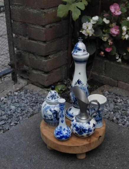 Verzameling Delfts Blauwe Vaasjes & Potjes, Antiek en Kunst, Ophalen of Verzenden