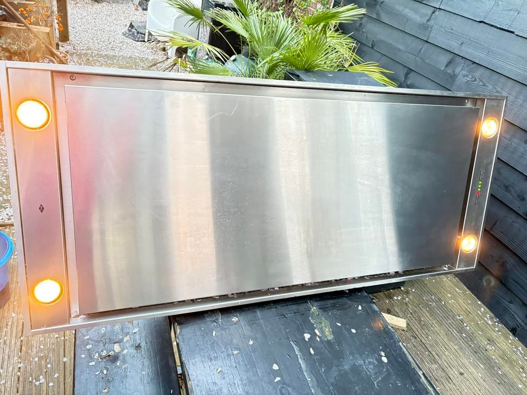 Novy plafond afzuigkap, Witgoed en Apparatuur, Afzuigkappen, 800 m³ per uur of meer, Ophalen of Verzenden, Zo goed als nieuw, Inbouw