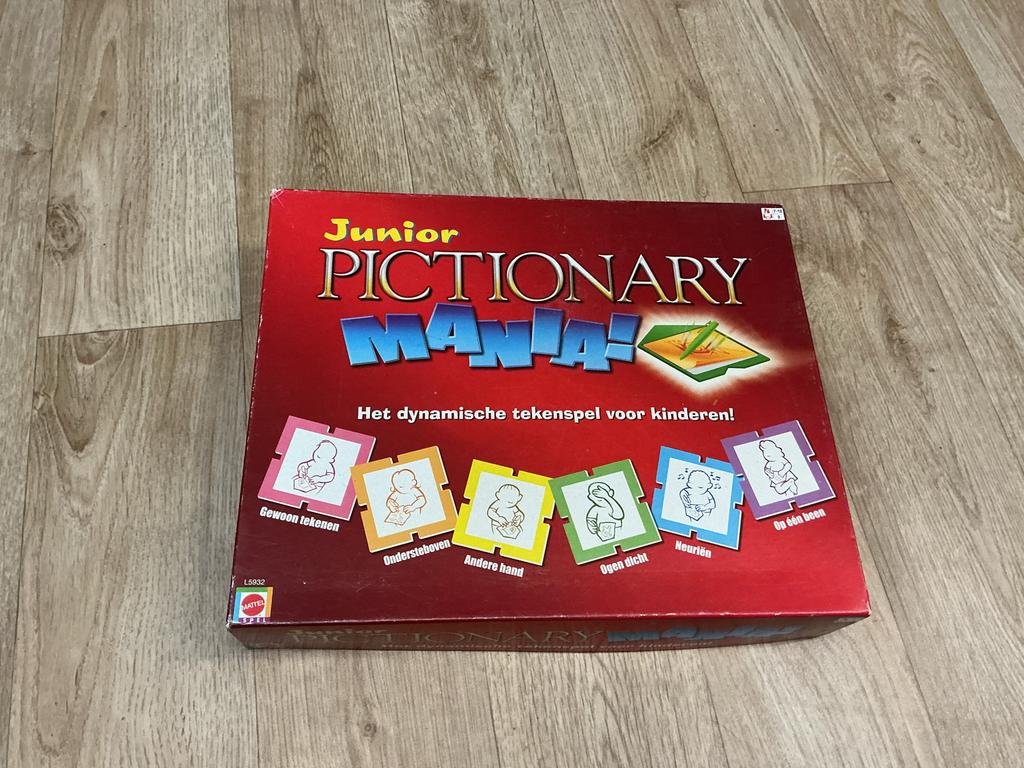 Junior Pictionary Mania! - Het dynamische tekenspel, Ophalen, Zo goed als nieuw