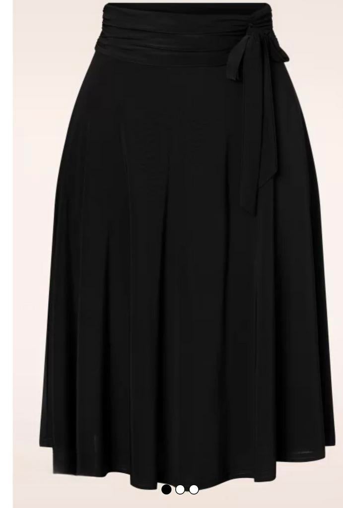 Rok (Aliyah) Vintage Chic for Topvintage,  zwart maat 42, Zwart, Maat 42/44 (L), Ophalen of Verzenden, Zo goed als nieuw