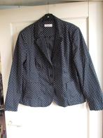 Stark Elements nieuwe zwarte colbert met witte stipjes 48, Kleding | Dames, Zwart, Stark, Maat 46/48 (XL) of groter, Nieuw