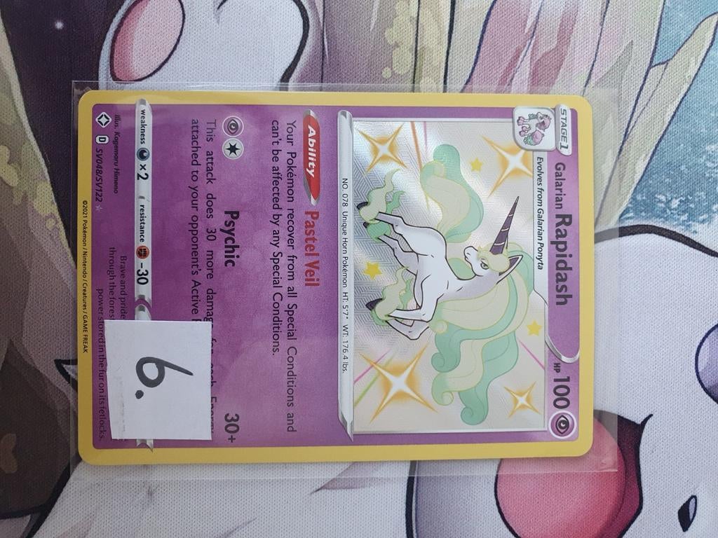 Galarian rapidash shiny, Ophalen of Verzenden, Zo goed als nieuw