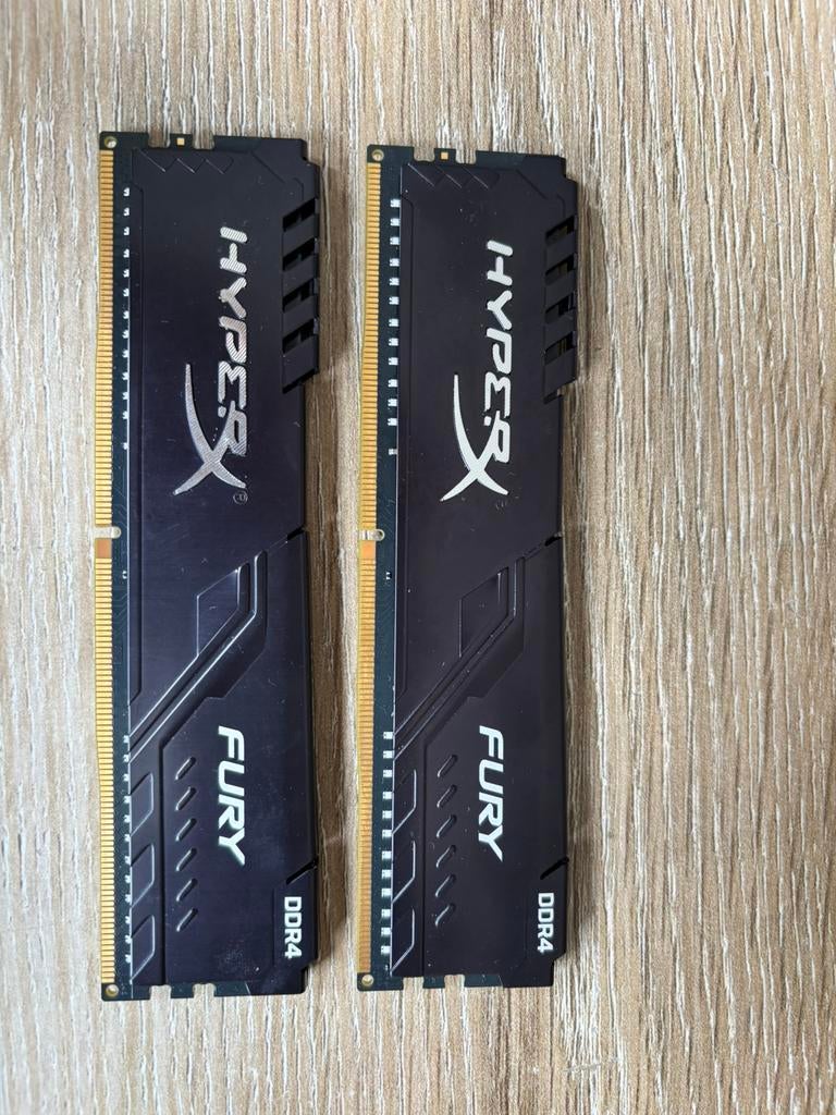 Hyper X DDR4 16gb (2x 8gb) set, Computers en Software, RAM geheugen, DDR4, Ophalen of Verzenden, Zo goed als nieuw, Desktop