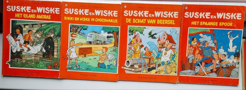 Suske en Wiske stripboeken - Diverse titels, Boeken, Meerdere stripboeken, Ophalen of Verzenden, Gelezen, Willy Vandersteen