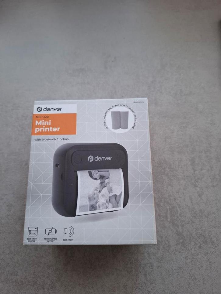 Denver Mini printer met bluetooth functie, Computers en Software, Pocketprinters, Nieuw, Ophalen of Verzenden