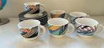 Koffie/cappuccino kopjes met schotels, Ophalen, Gebruikt, Keramiek, Overige stijlen