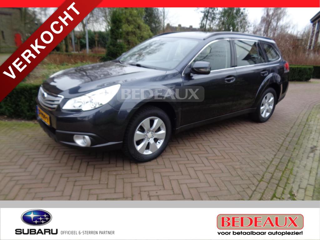 Subaru Legacy 2.5i Outback 167pk AWD Lineartronic Luxery, bi, Auto's, Subaru, Automaat, Stof, Zwart, Vierwielaandrijving