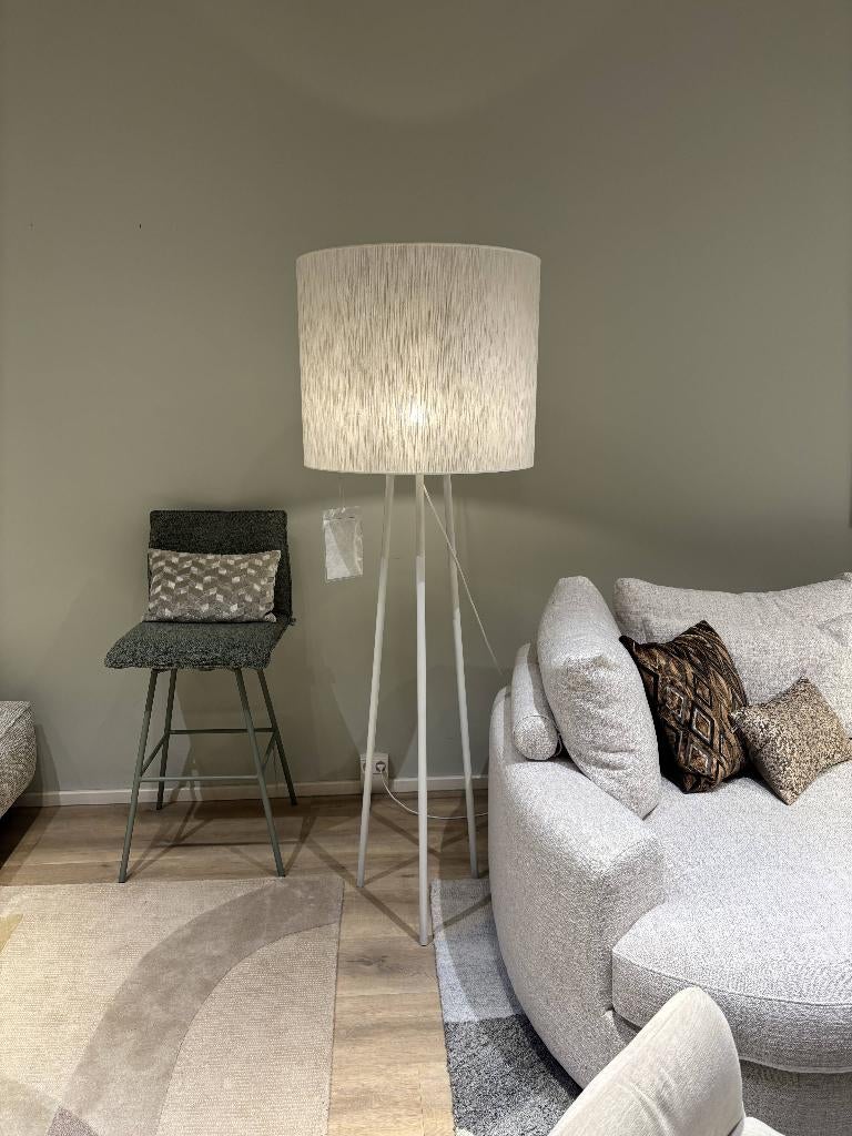 Vloerlamp Tripod Wit, Ophalen, Zo goed als nieuw, 150 tot 200 cm