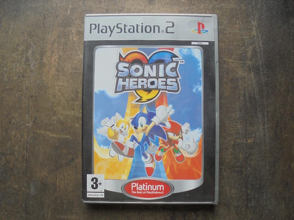 Sonic Heroes voor PS2 (zie foto's), Spelcomputers en Games, Games | Sony PlayStation 2, Avontuur en Actie, Gebruikt, 1 speler