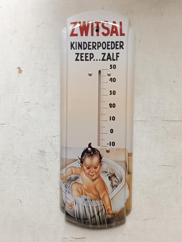 Vintage Thermometer Zwitsal, Ophalen of Verzenden